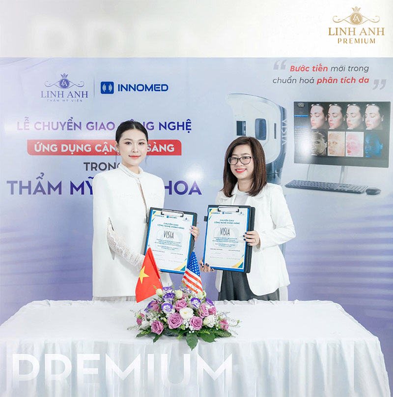 Phòng khám Linh Anh Premium nhận chuyển giao công nghệ Visia