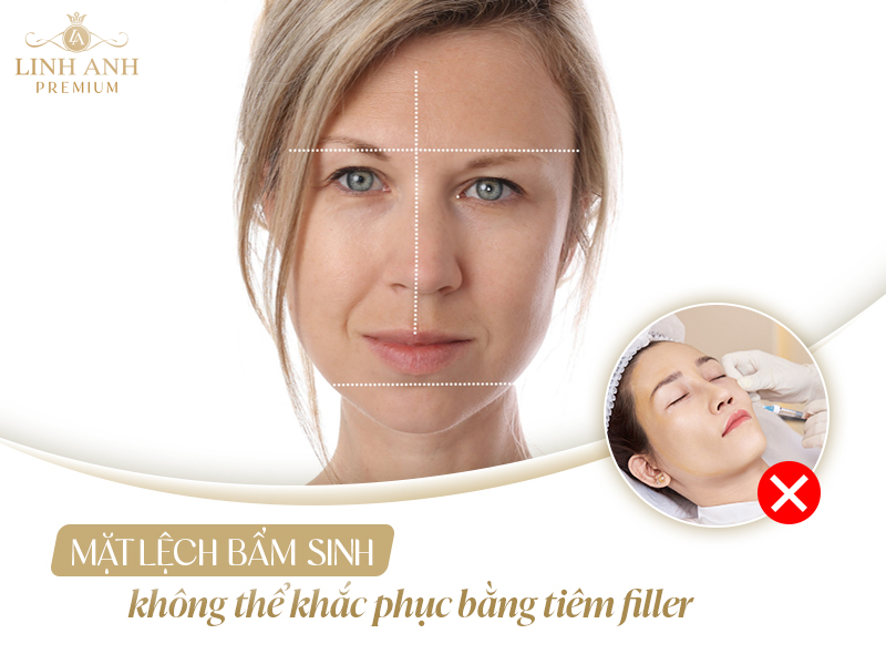 Mặt lệch tiêm filler được không