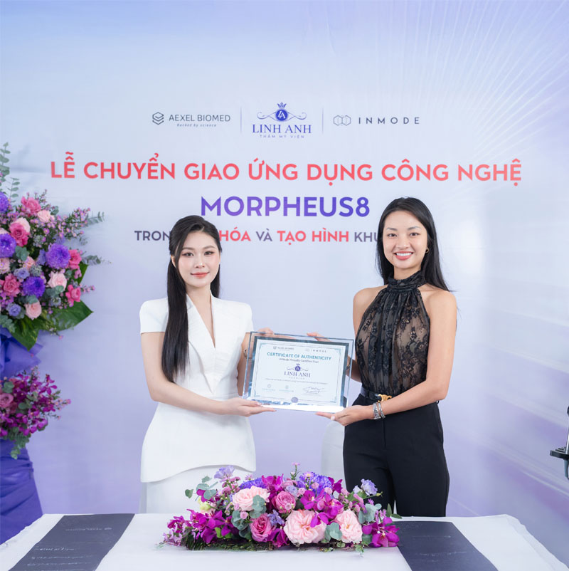 Phòng khám Linh Anh Premium chuyển giao công nghệ Morpheus8