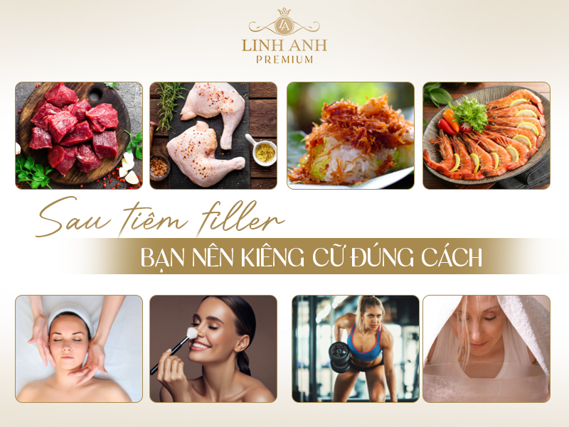 Sau khi tiêm filler cần kiêng gì?