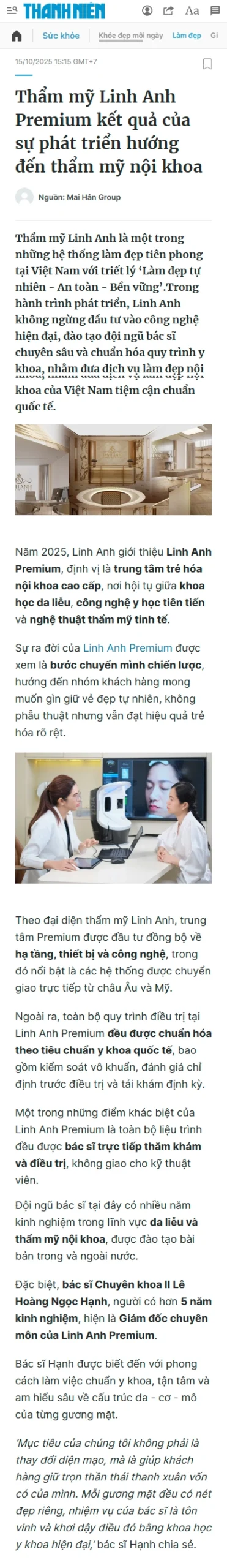 Hàng nghìn người 'điêu khắc' chân mày tại Thẩm mỹ Linh Anh