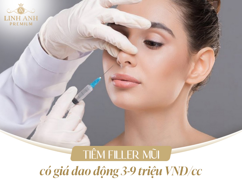 tiêm filler mũi giá bao nhiêu