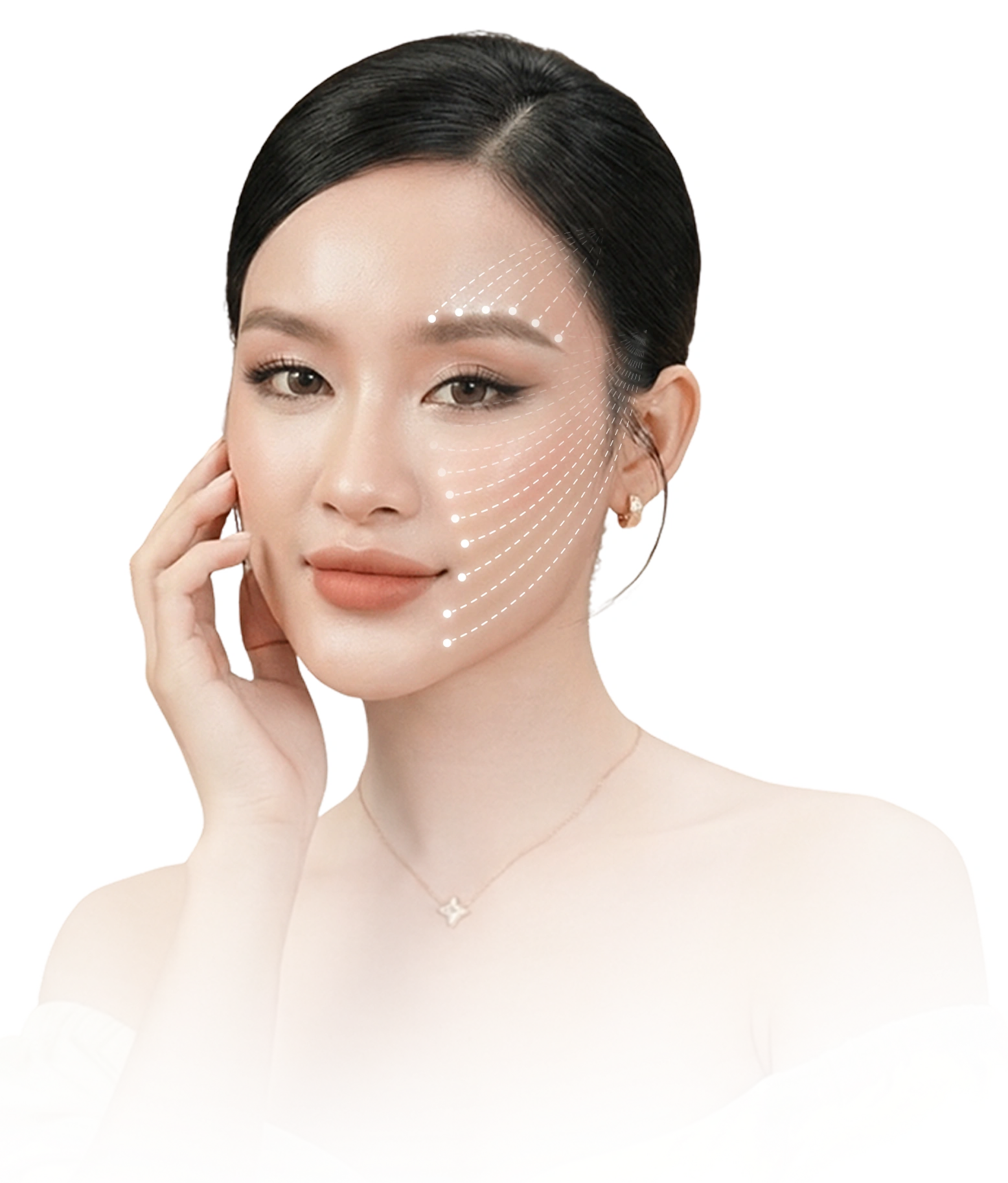 Gương mặt mô phỏng căng chỉ