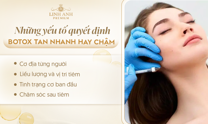 Tiêm botox bao lâu thì tan hết