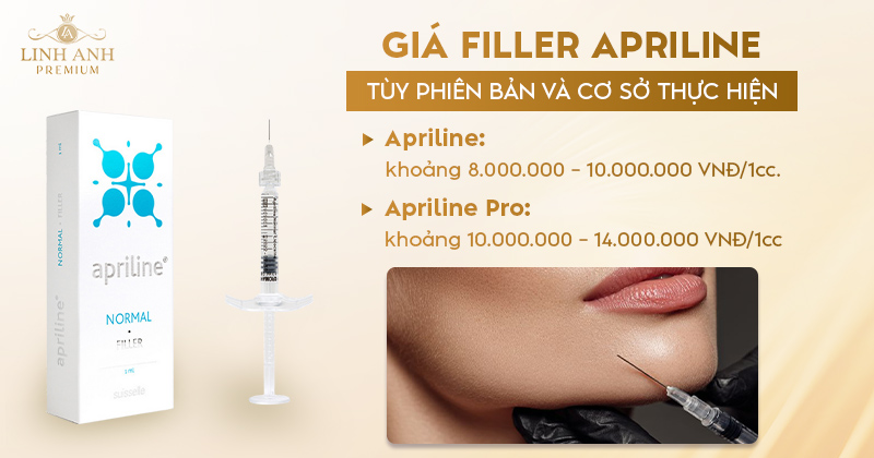 Filler apriline giá bao nhiêu