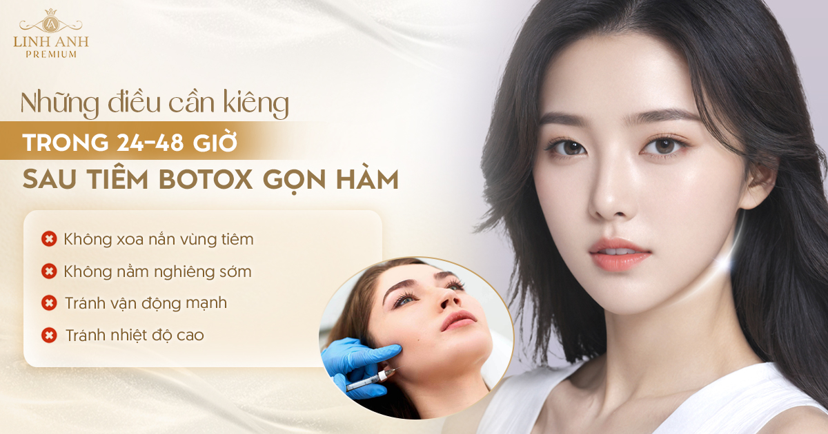 Tiêm botox gọn hàm có được nằm nghiêng không