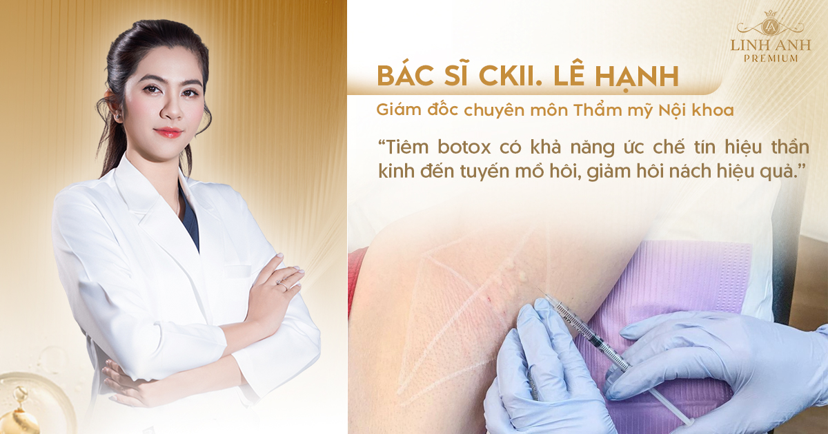 Tiêm botox trị hôi nách có hiệu quả không? Tiêm botox trị hôi nách có hiệu quả không?