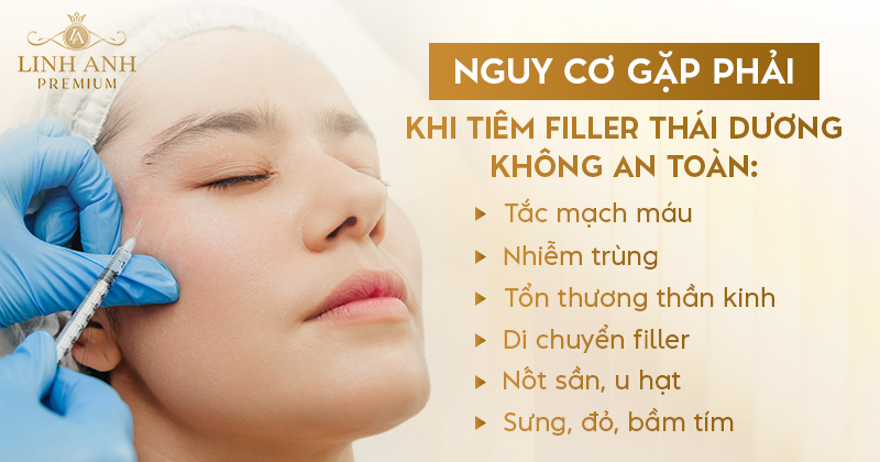 Tiêm filler thái dương có nguy hiểm không