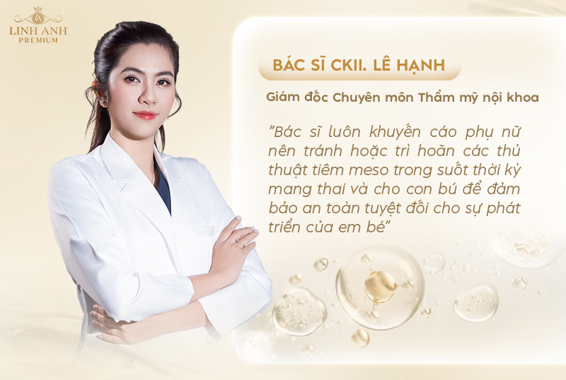 Bầu có tiêm meso được không