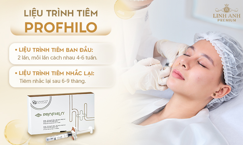 Profhilo tiêm cách nhau bao lâu